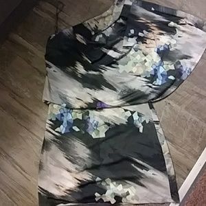 Jessica Simson One shoulder dress